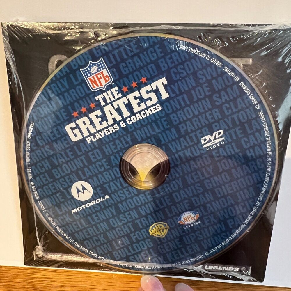 GREATEST NFL PLAYERS & COACHES DVD New Sealed